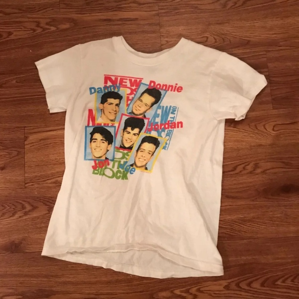 New Kids on the Block vintage tee shirt top 14-16